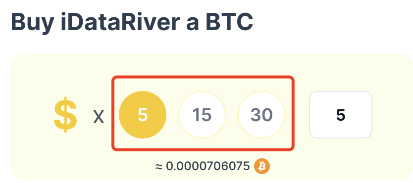 Setting Amounts